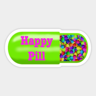 Happy Pill Sticker